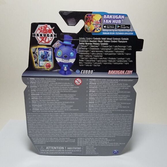 Spin Master Bakugan Magician Cubbo in BLUE MAGICIAN Top Hat - Picture 2 of 3